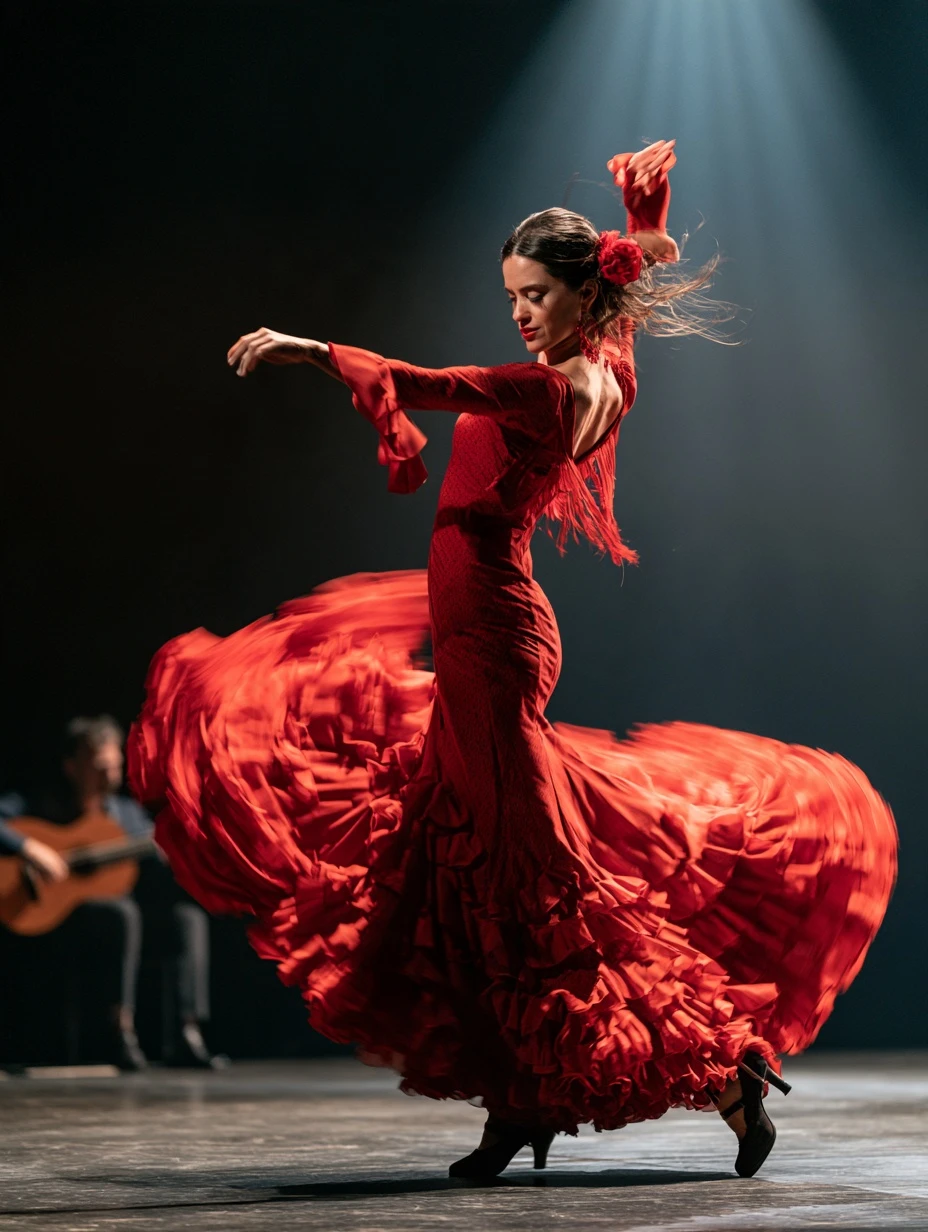 Ballet Español - Flamenco Pasión im Sala Timanfaya, Puerto de la Cruz – Veranstaltungsplakat Teneriffa