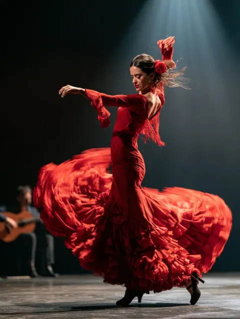 Ballet Español - Flamenco Pasión en Sala Timanfaya, Puerto de la Cruz: cartel del evento en Tenerife
