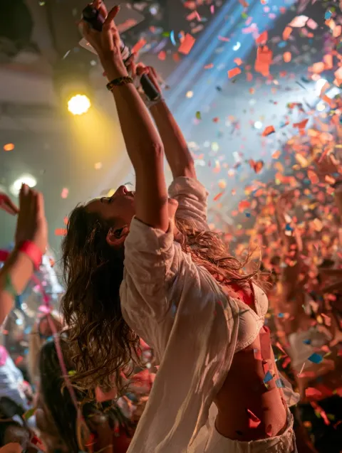 La Loka im Papagayo Tenerife (Papagayo Beach Club), Playa de las Américas – Veranstaltungsplakat Teneriffa