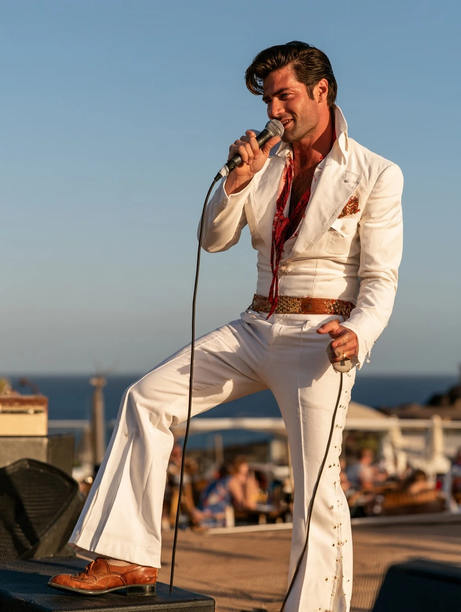 Leslie Elvis Moore al Little Britain Tenerife, Costa Adeje — locandina evento a Tenerife