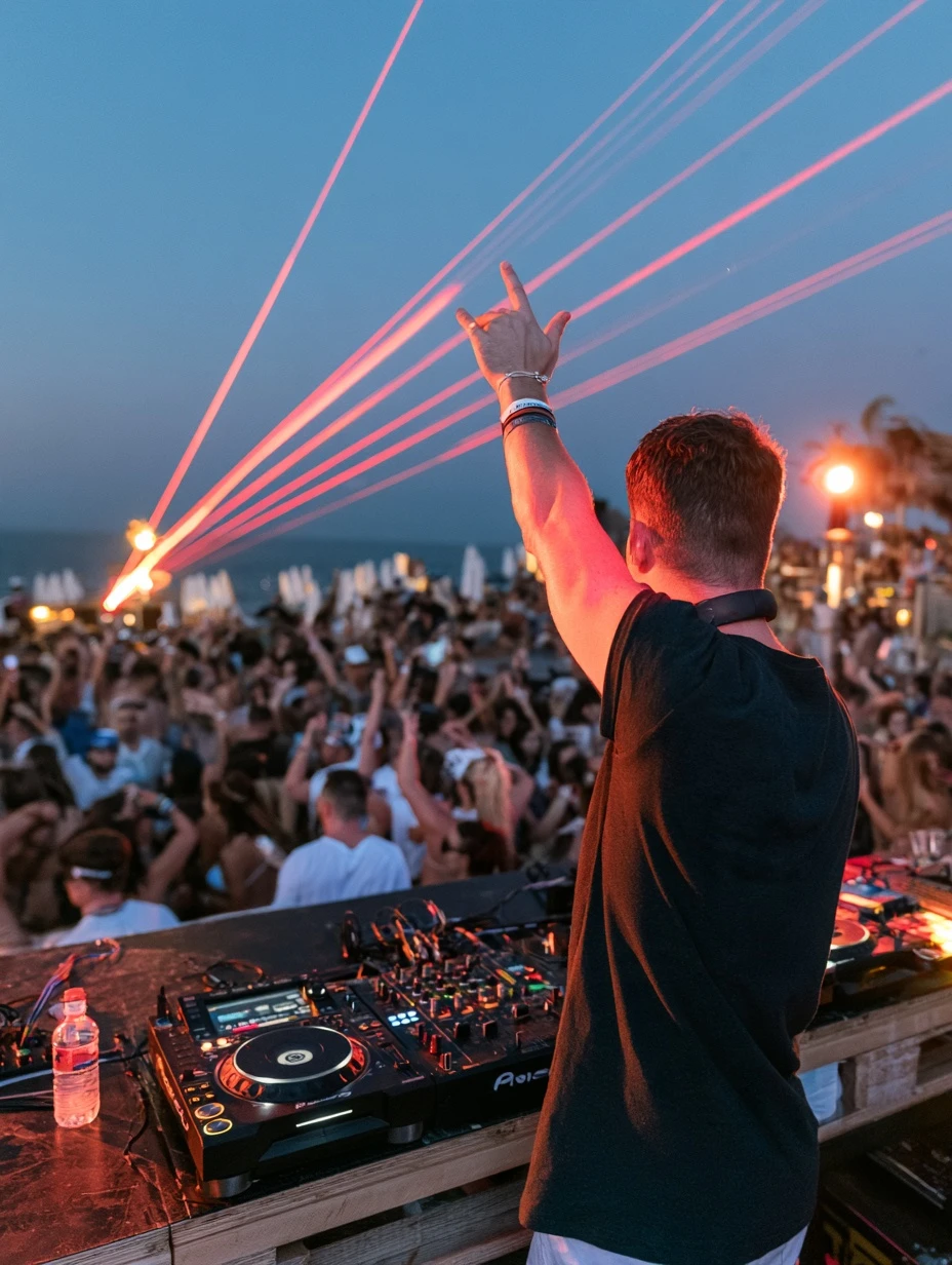 Move On im Papagayo Tenerife (Papagayo Beach Club), Playa de las Américas – Veranstaltungsplakat Teneriffa