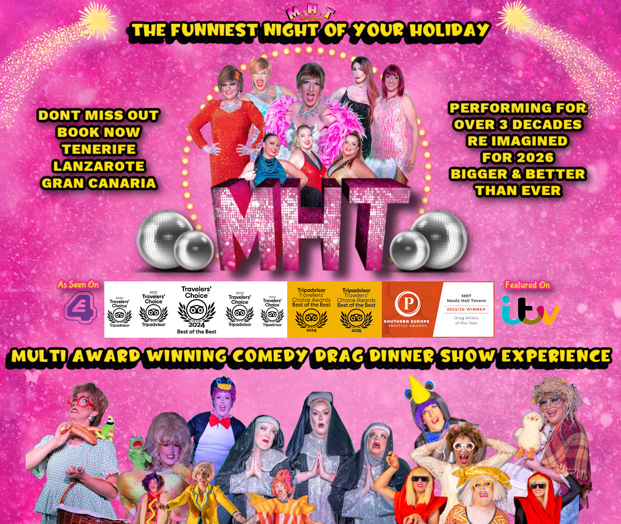 MHT Comedy Drag & Dinner Show — Music Hall Tavern