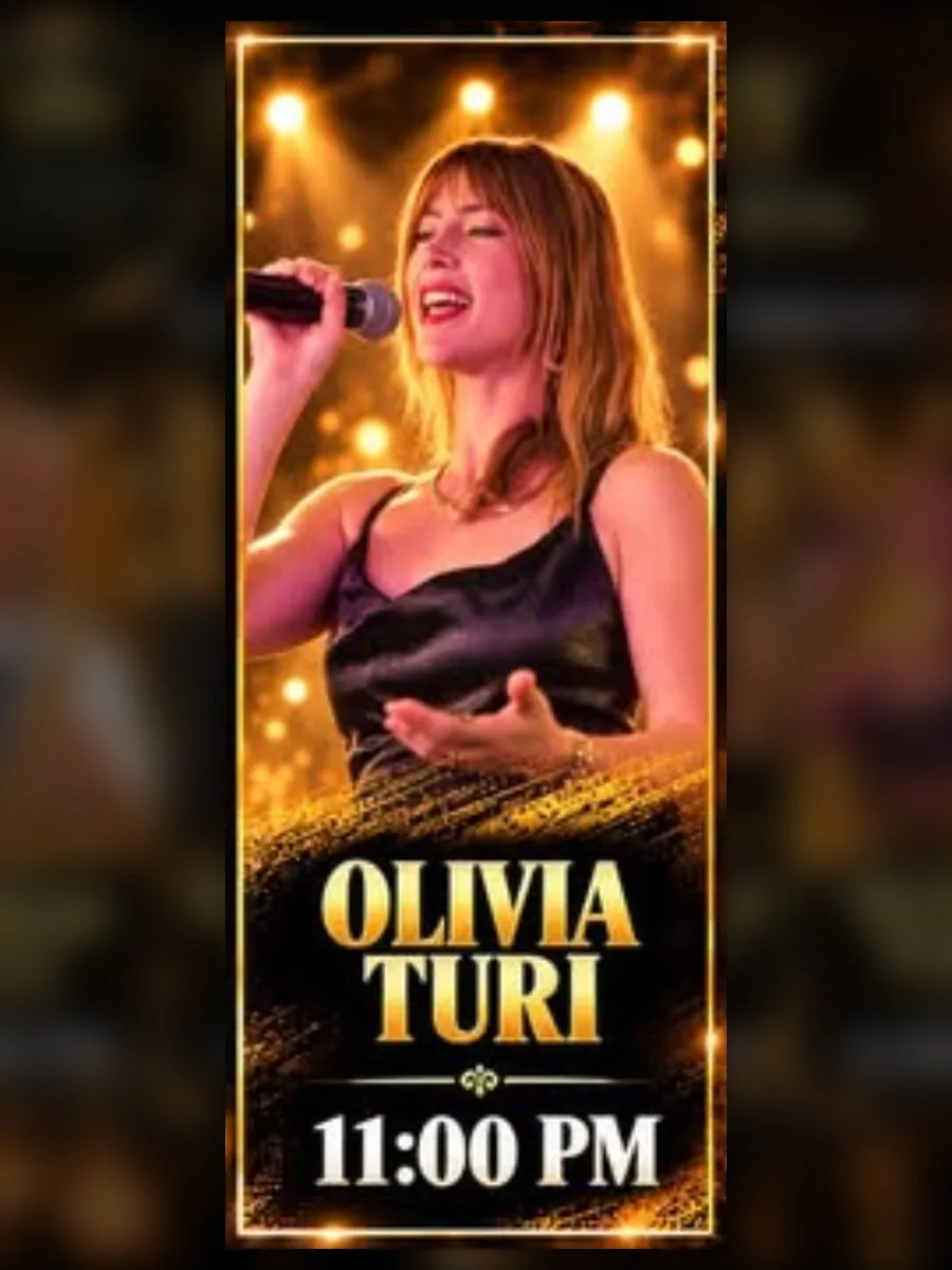 Olivia Turi à St Eugen's, San Eugenio – affiche d'événement à Tenerife