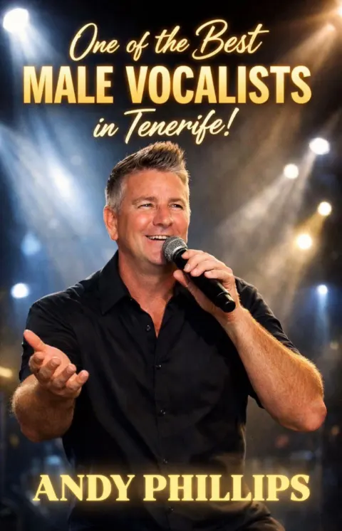 Cabaret with Andy Phillips at The Cobra Bar, Costa Adeje — Tenerife event poster