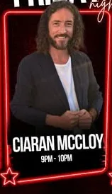 Ciaran McCloy im Mustang Sally's Tenerife, Fañabé – Veranstaltungsplakat Teneriffa