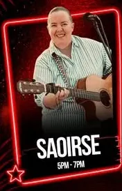 Saoirse at Mustang Sally's Tenerife, Fañabé — Tenerife event poster