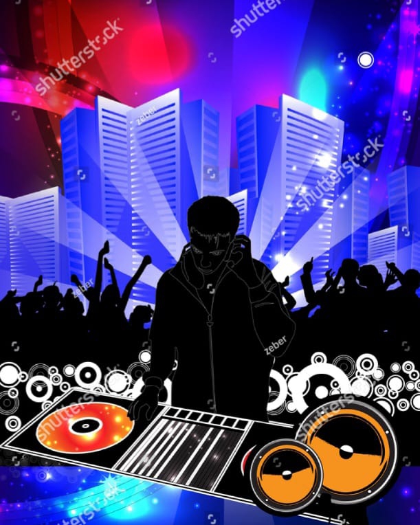 DJ every night en Uluwatu Nikkei Kitchen and Bar, Playa de las Américas: cartel del evento en Tenerife