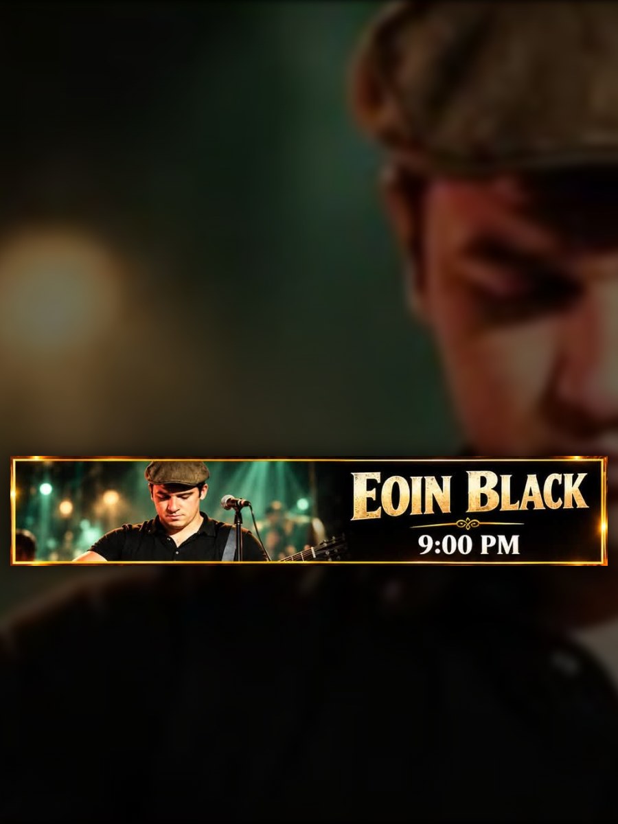Eoin Black al St Eugen's, San Eugenio — locandina evento a Tenerife