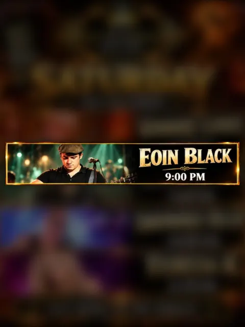 Eoin Black à St Eugen's, San Eugenio – affiche d'événement à Tenerife