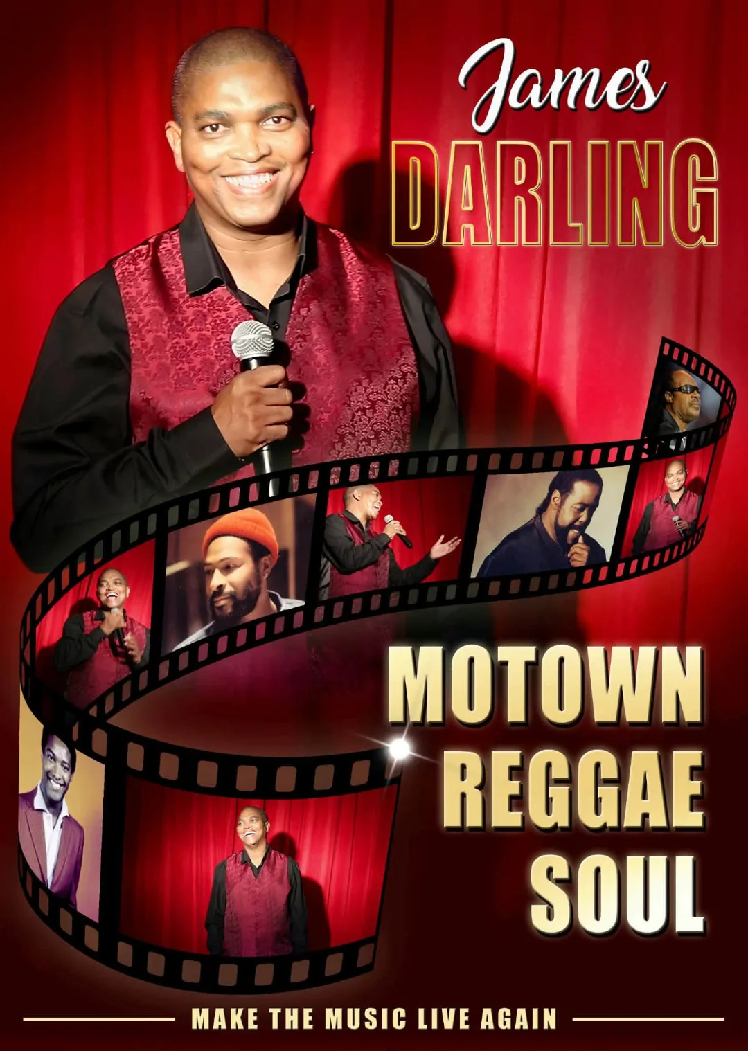 James Darling Plaatjies – Soul & Motown at The News Cafe Tenerife, Tenerife — Tenerife event poster