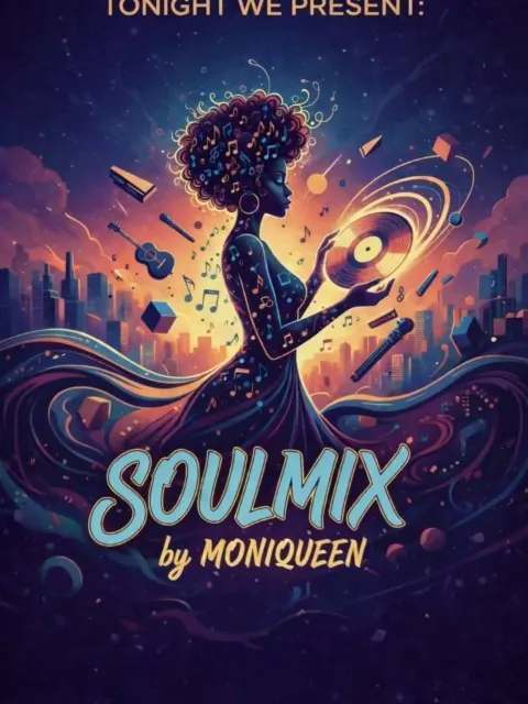Moniqueen – Soulmix im Dreamers Bar, Los Cristianos – Veranstaltungsplakat Teneriffa