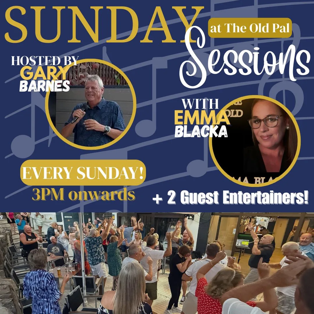 Sunday Sessions à The Old Pal Bar, Costa Adeje – affiche d'événement à Tenerife