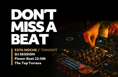 Dj Session Flower Beat en Hard Rock Cafe Tenerife, Playa de las Américas: cartel del evento en Tenerife