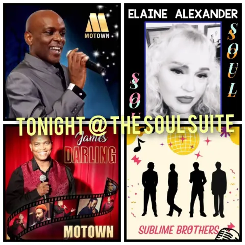 Monday nights en The New Soul Suite, Playa de las Américas: cartel del evento en Tenerife