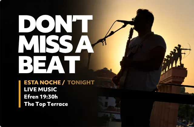 Efren at Hard Rock Cafe Tenerife, Playa de las Américas — Tenerife event poster