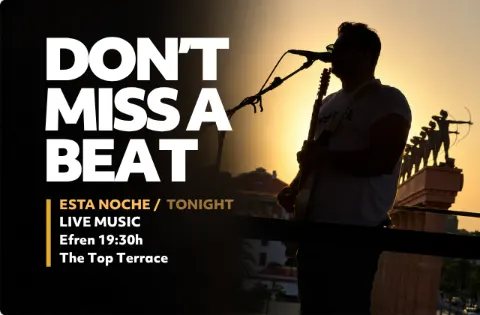 Efren al Hard Rock Cafe Tenerife, Playa de las Américas — locandina evento a Tenerife