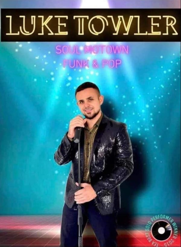 Luke Towler al The Treehouse, Los Cristianos — locandina evento a Tenerife