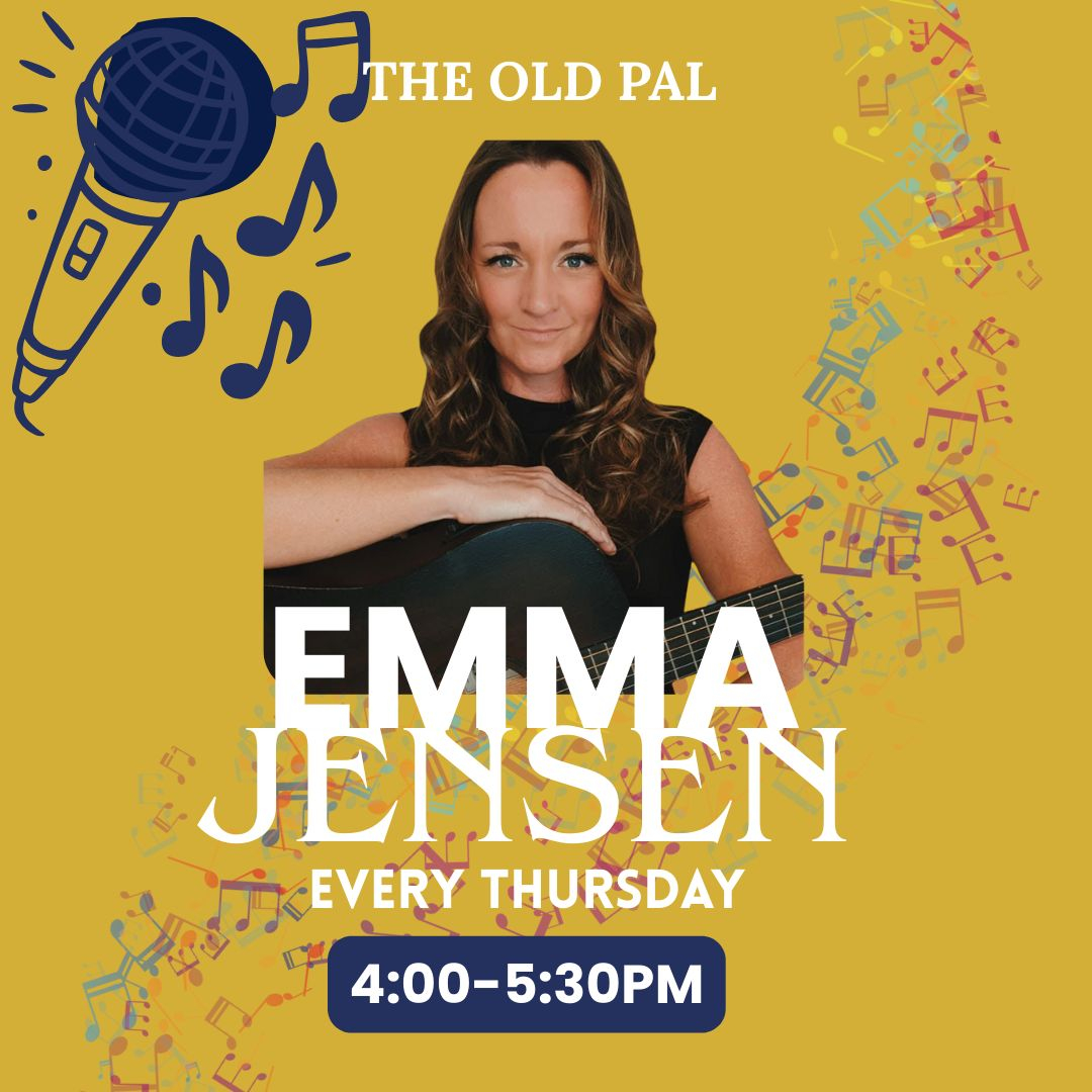 Emma Jensen im The Old Pal Bar, Costa Adeje – Veranstaltungsplakat Teneriffa